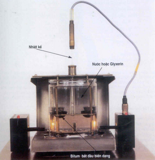 thí nghiệm hóa mềm bitum